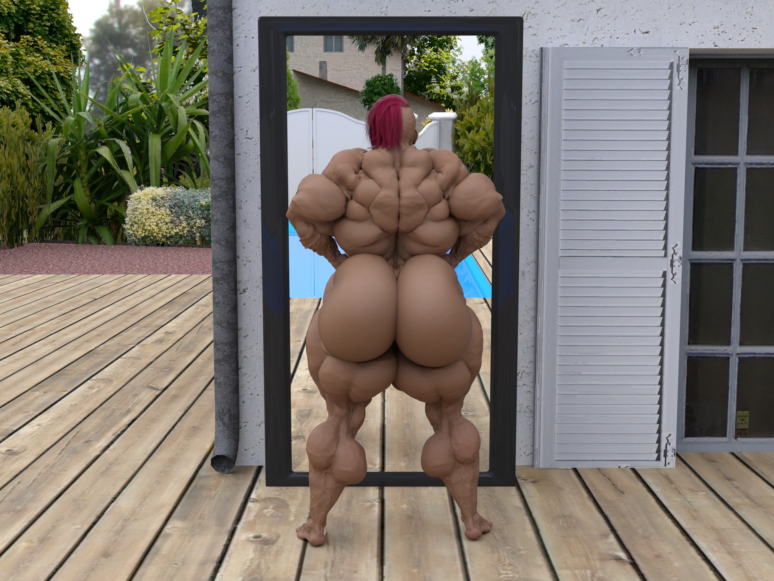 Dzcelestial3D models curvy femalebodybuilders busty bimbo 3d comics