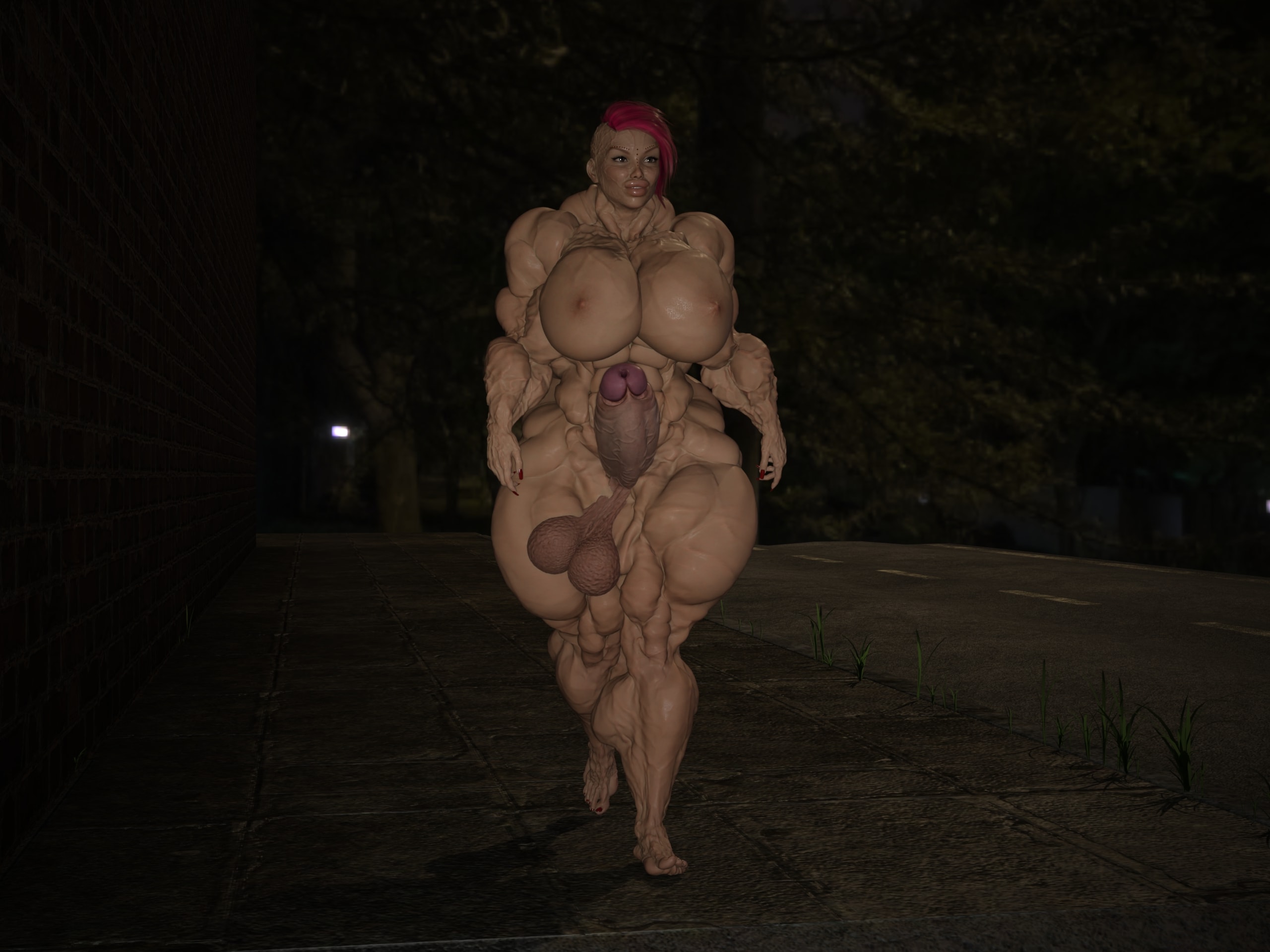 Dzcelestial3D models curvy femalebodybuilders busty bimbo 3d comics