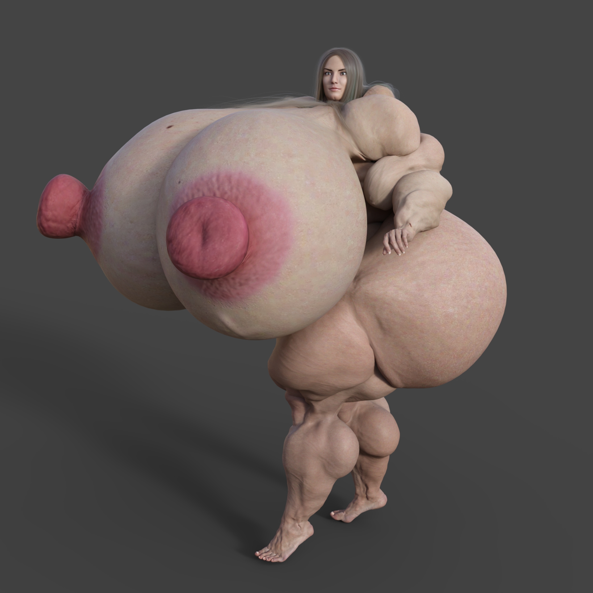 Dzcelestial3D models curvy femalebodybuilders busty bimbo