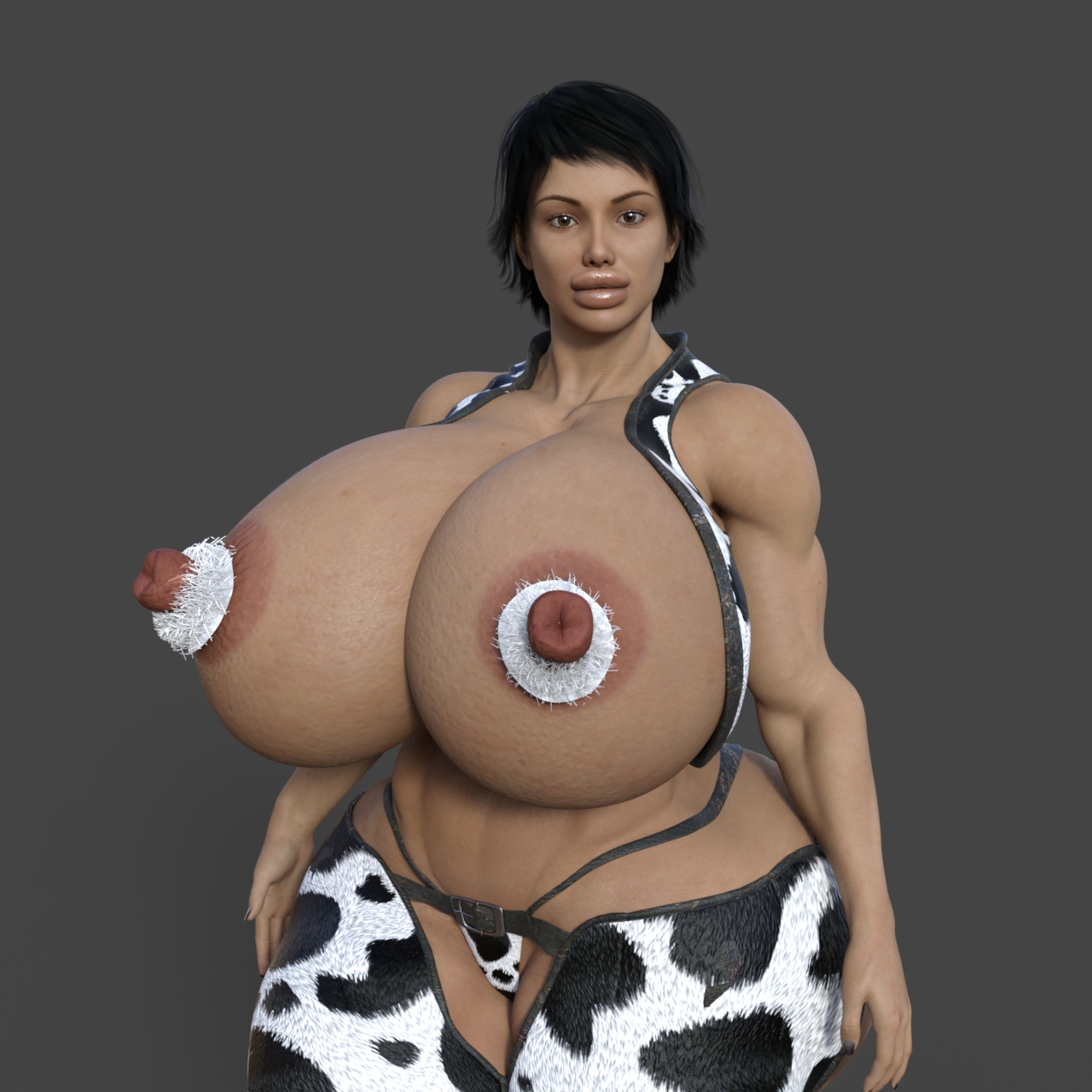 Dzcelestial3D models curvy femalebodybuilders busty bimbo