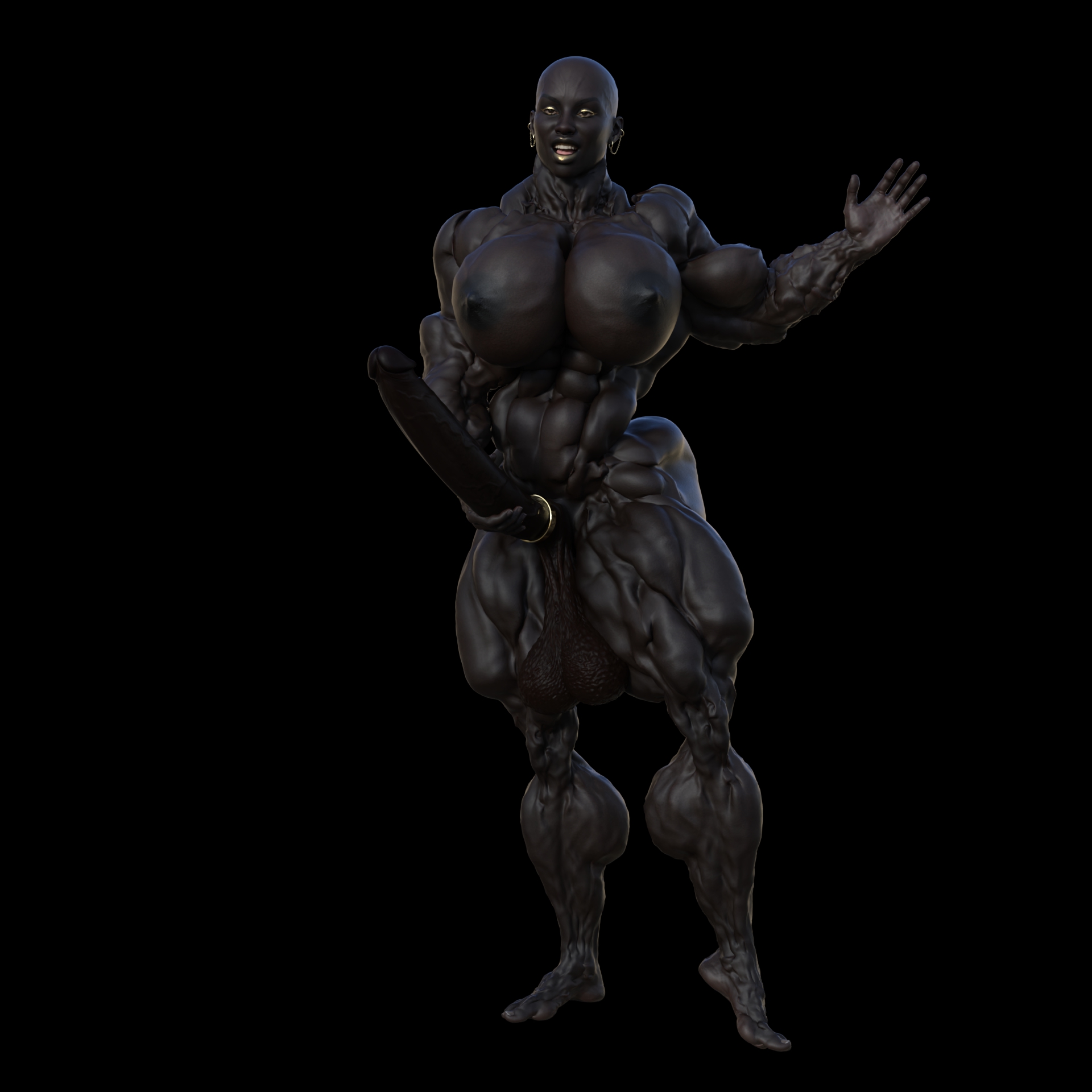 Dzcelestial3D models curvy femalebodybuilders busty bimbo