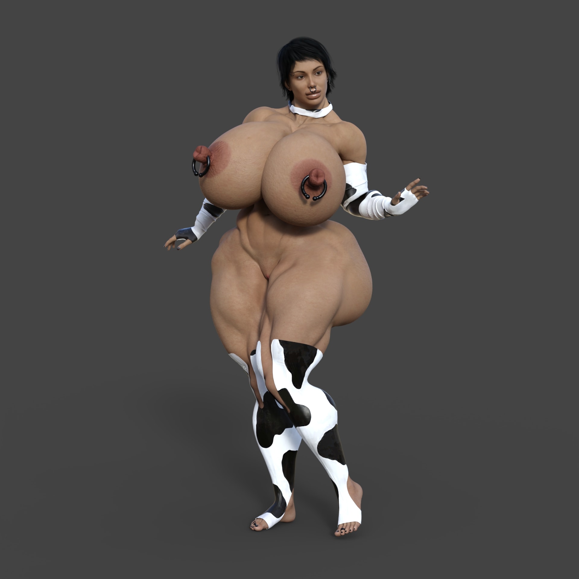 Noemi a thick and voluptuous farmer hispanic girl.