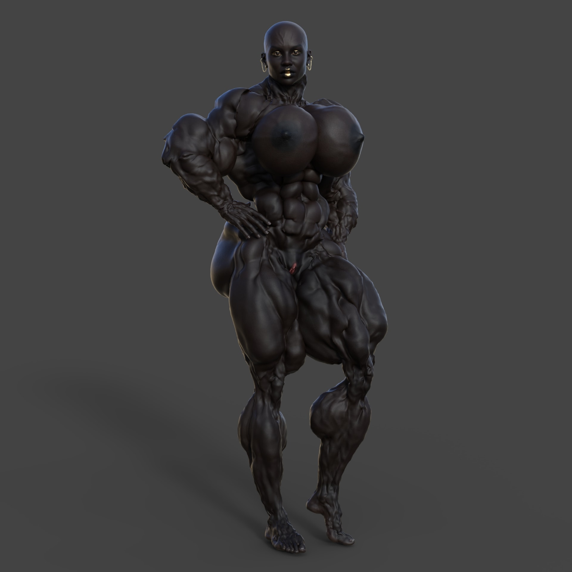 Urbi a tall muscular African woman